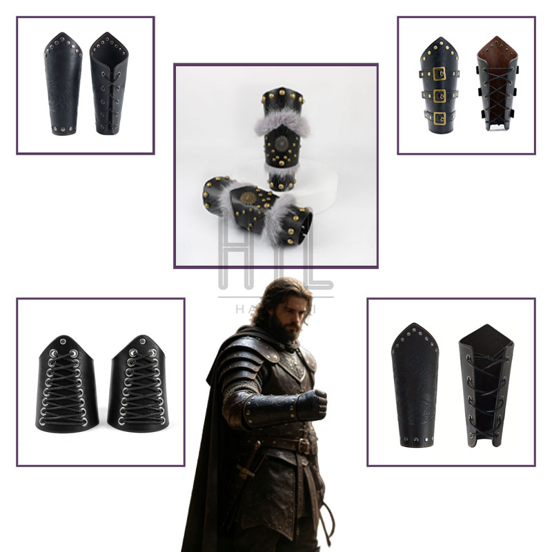 Cosplay Prop - Sarung Tangan Berlapis Banyak dengan Aksen