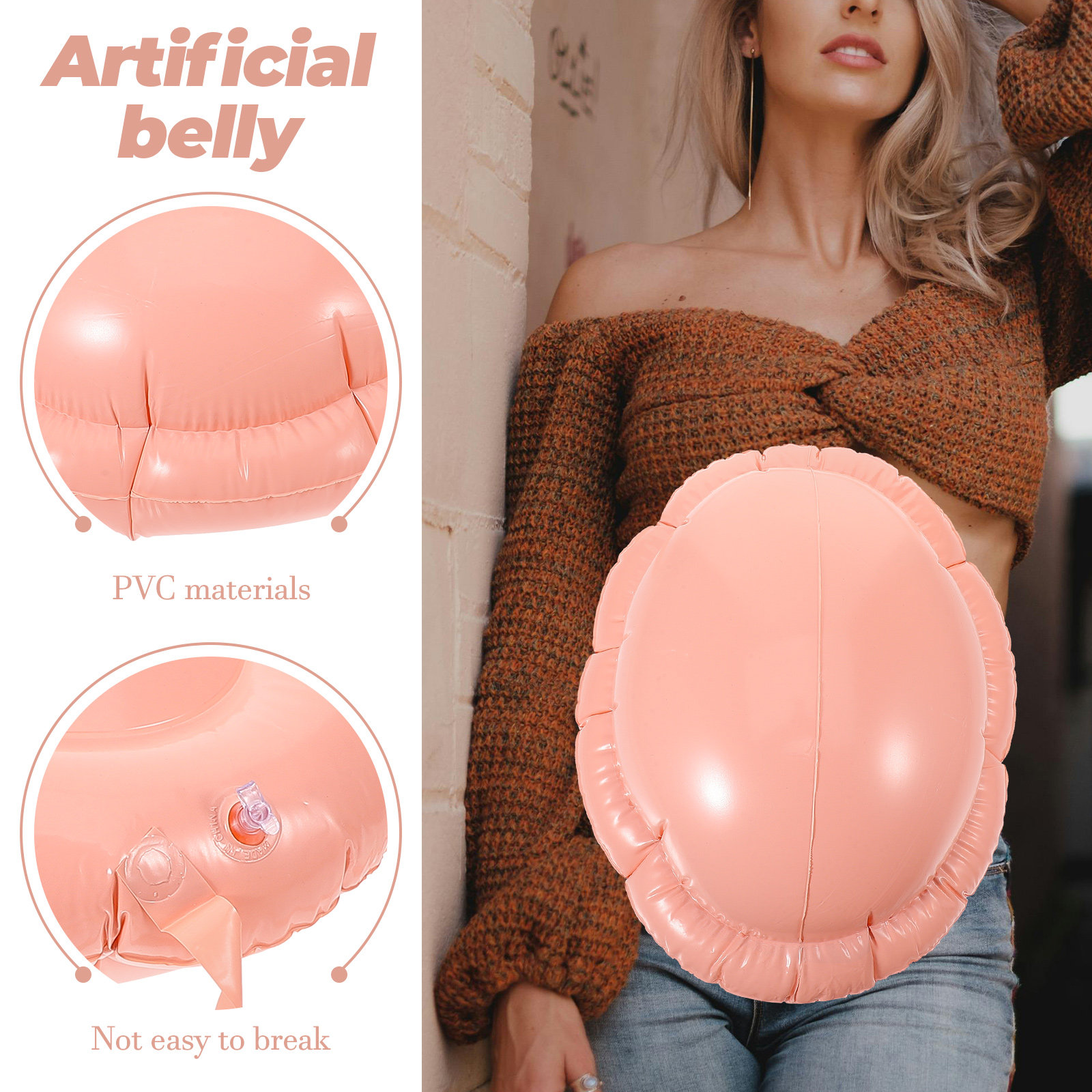 Properti Perut Ibu Hamil yang  - Easy Cosplay Prop ulasan dan harga