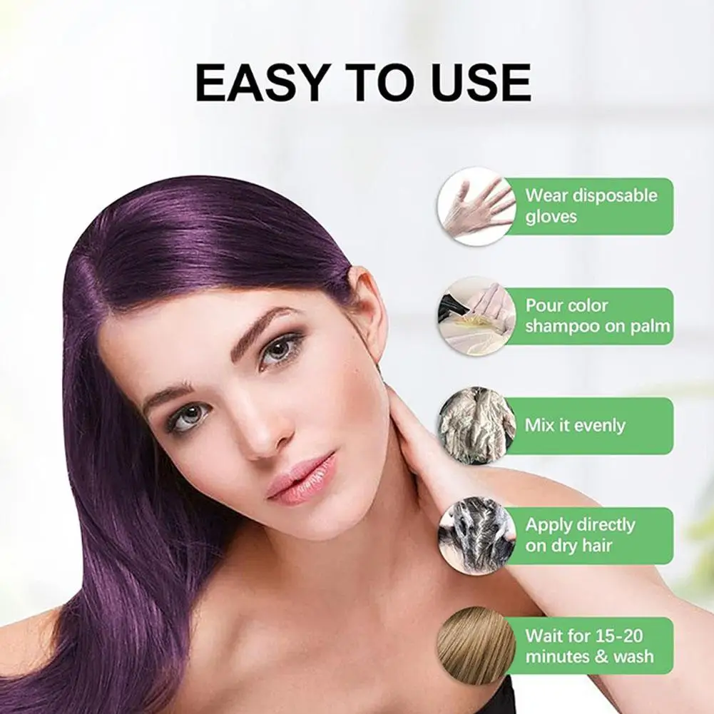 Sampo Pewarna Rambut 3 in 1, S - Hair Spray Color ulasan dan harga
