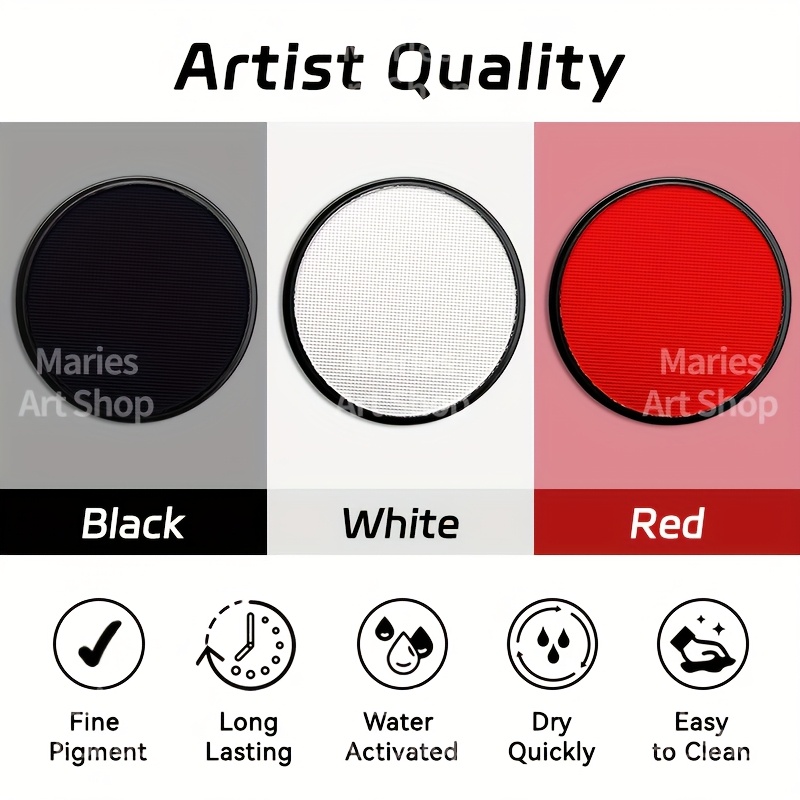 5 Buah Set Cat Hitam & Putih B - Cosplay Prop Paint ulasan dan harga